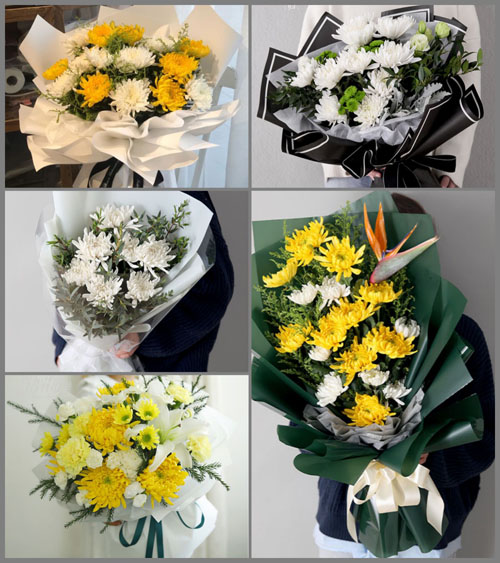 江苏南京江宁区秣陵街道周里村白事花束代送